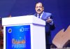 Union Minister Dr Jitendra Singh speaking after inaugurating the International 52nd Annual Conference of the Research Society for the Study of Diabetes in India (RSSDI) at Yashobhoomi, Dwarka, New Delhi on Friday.