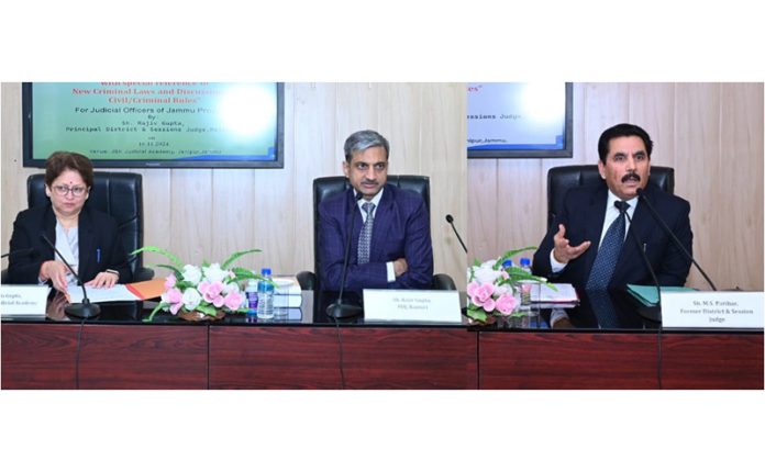 Dignitaries during the conference on criminal justice on Sunday.