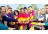MLA Kathua, Bharat Bushan dedicating Jarai-Maksoospur road to public on Wednesday.