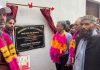 MLA Budhal Javed Iqbal Choudhary inaugurating Kesri Hill transit accommodation for tribals in Kandi area.