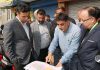 DC Srinagar during visit to JLNM Hospital Rainawari on Wednesday.