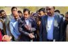 Minister Javid Ahmad Dar during visit to Kupwara.