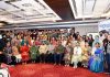 Science teachers and mentors from standard clubs posing with guests during a programme in Jammu.