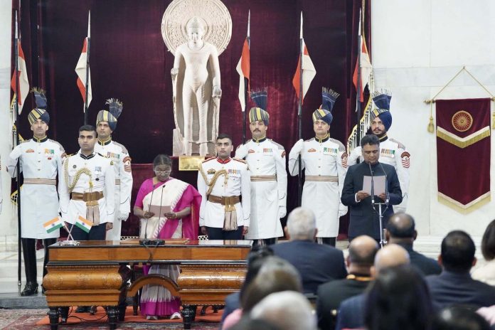 K Sanjay Murthy Sworn In As Comptroller And Auditor General