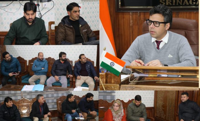 DC Srinagar stresses on strengthening infrastructure in the Revenue Department