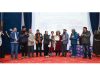CEC Dr. Mohd Jaffer Akhoon felicitating the students participated in folk dance competition held in Kargil on Monday.