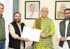 LG Manoj Sinha meeting UP Ministers.