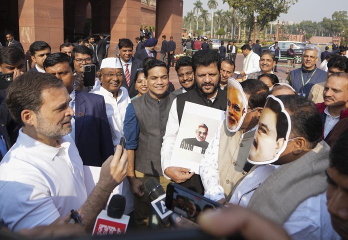 Winter session of Parliament: Opposition's protest