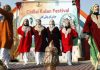 Artists performing at Gulmarg.