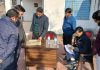 DC Sachin Kumar Vaishya during inspection of an office.