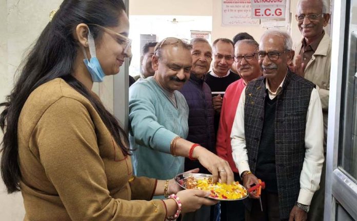 Management committee members of SVMM Charitable Hospital during inauguration ceremony of digitalized dental section of the hospital.