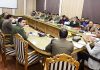 Anshul Garg, CEO, SMVDSB chairing a meeting in Katra on Tuesday.