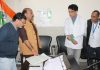 DyCM conducting surprise inspection of Chauki Chaura Hospital on Thursday.