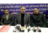Shree Atam Vallabh Jain Clinic office bearers addressing a press conference in Jammu on Wednesday.