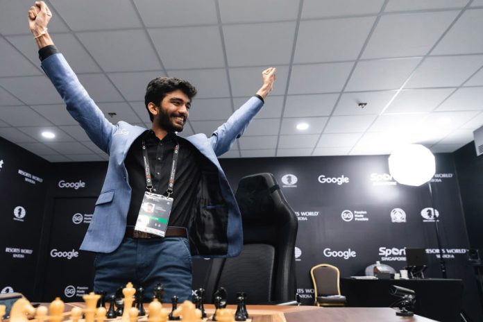Gutsy Gukesh Realises Childhood Dream; Becomes Youngest World Chess Champion Gutsy Gukesh Realises Childhood Dream; Becomes Youngest World Chess Champion