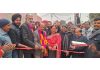 MLA Ramgarh D K Manyal inaugurating lanes and drains at Nandpur on Monday.
