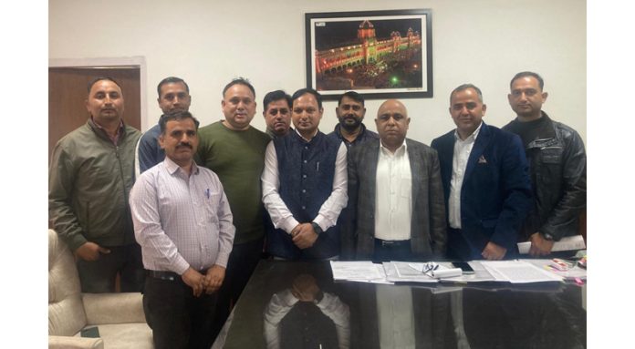 JKTJAC deputation meeting with Principal Secretary School Education Department.