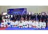 Karate players posing along with dignitaries at Jammu.