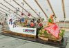 A model of Uttarakhand's tableau selected for upcoming Republic Day Parade in New Delhi.