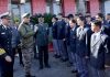 Major General Shailendra Singh, Chief of Staff Headquarters 16 Corps interacting with students of Sainik School Nagrota.