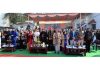 Dignitaries during inauguration of Annual Sports Meet of Delhi Public School Jammu on Friday.