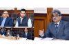 Chief Secretary chairing a meeting on Monday.