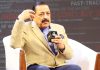 Union Minister Dr. Jitendra Singh at an exclusive session during the "India Economic Conclave" organised at Bharat Mandapam, New Delhi.