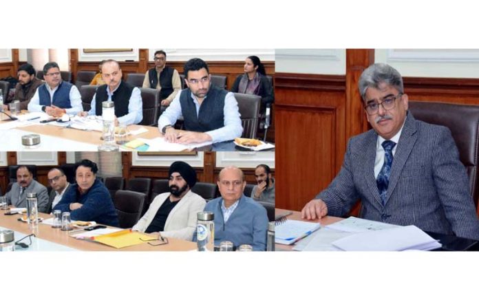 Chief Secretary chairing a meeting on Tuesday. Chief Secretary chairing a meeting on Tuesday.