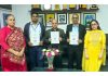 Dr Ashutosh Gupta (Principal, GMC Jammu), Dr Naveen Kumar (Director ICMR, NIV Pune) and others during signing of MoU in Jammu.