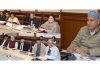 Cooperative Minister chairing a meeting on Wednesday.