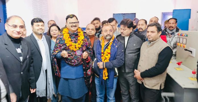 Minister Javed Ahmed Rana during inauguration of tube well on Friday. Minister Javed Ahmed Rana during inauguration of tube well on Friday.