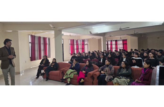 JU Law School students interacting with alumni during mentoring session on Wednesday. JU Law School students interacting with alumni during mentoring session on Wednesday.