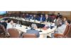 Minister Javed Ahmed Rana chairing a meeting.