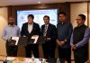 Dignitaries from LAHDC Leh signing MoU with NCUI in Leh on Saturday