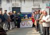 Members of Dogra Brahman Pratinidhi Sabha paying tribute to Pt. Madan Mohan Malaviya at Jammu on Wednesday.