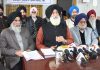 DGPC vice president Balvinder Singh addressing press conference in Jammu. — Excelsior/Rakesh