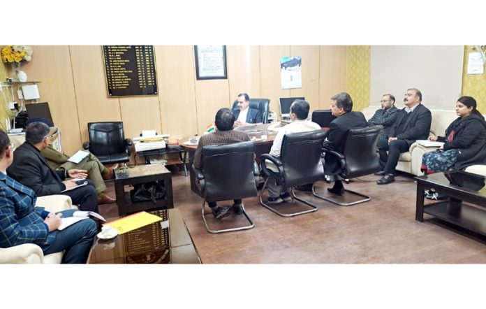 Judge and others at the meeting.