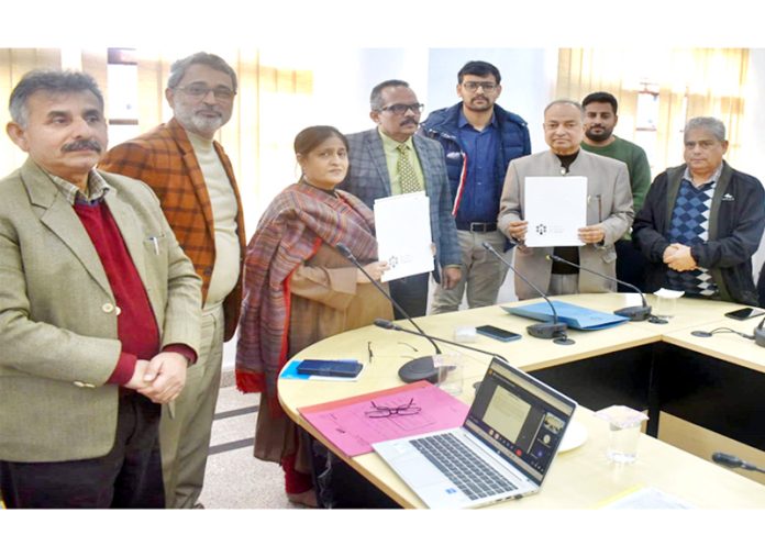 Vice-Chancellor of Cluster University Jammu and others during signing of MoU with LEAD. Vice-Chancellor of Cluster University Jammu and others during signing of MoU with LEAD.