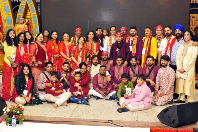 Members of J&K Dogra Association and Bhajan singers during Jagran in Uganda. Members of J&K Dogra Association and Bhajan singers during Jagran in Uganda.