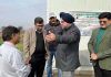 Mission Director HADP during tour of RS Pura on Saturday.