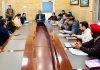 Director Tourism Jammu, Vikas Gupta chairing a meeting of officers of the Department.