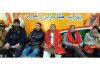 BJP leaders at a meeting at Rajouri on Monday.
