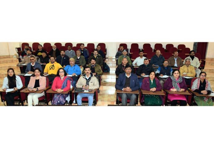 Participants at the training programme by SMVDU.