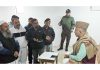 BJP senior leader and MP Ghulam Ali Khatana meeting a delegation in Jammu on Wednesday.