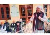 J&K BJP president Sat Sharma speaking during a religious 'samagam' organized in Jammu by party's Minority Morcha.
