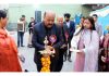 Deputy Chief Minister, Surinder Kumar Choudhary lighting traditional lamp during a programme in Jammu