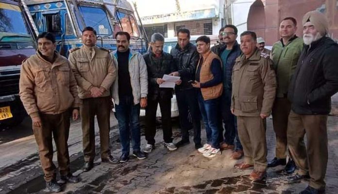 Enforcement Wing Jammu team during inspection on Friday.