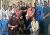 A team of doctors of GMC Jammu posing together after performing an advance laparoscopic procedure on a 2-year old boy.
