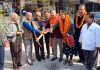 MLA East , Yudhvir Sethi initiating development works at Swami Vivekananda Hospital Jammu on Saturday.