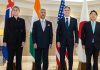 Quad vows to work vigorously towards free and stable Indo-Pacific